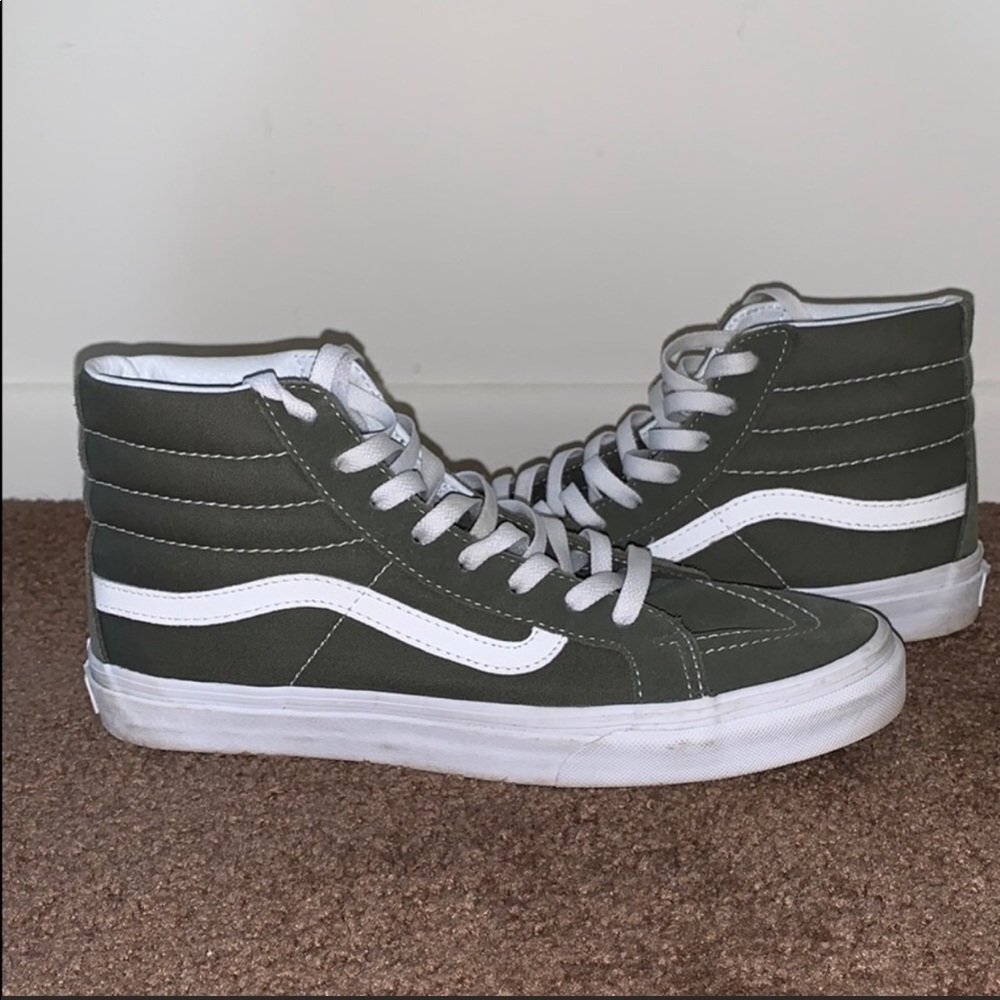 High top vans.
